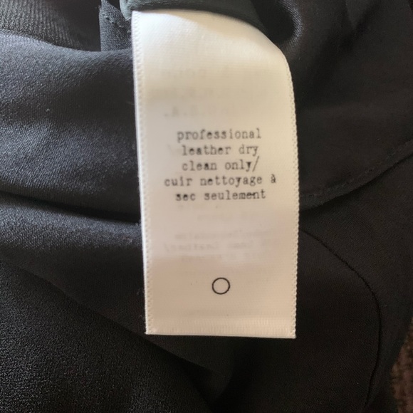 Rag & Bone Silk and Lamb Leather Top XS - Picture 8 of 8